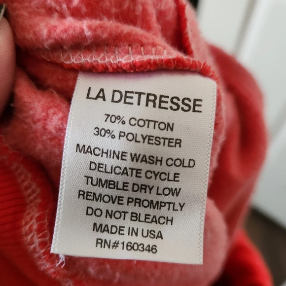 La Destresse Red Joggers - Picture 2 of 10